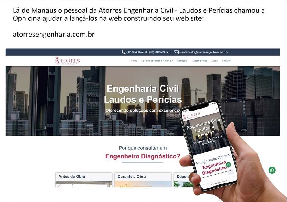 Criação de sites para Engenheiros em Empresas de Engenharia